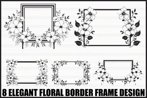 Download Elegant Floral Frame Bundle - Premium Bundle